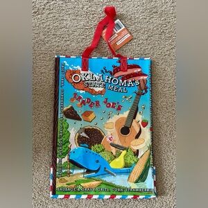 Trader Joe’s Plastic Reusable Shopping Tote Bag Oklahoma State